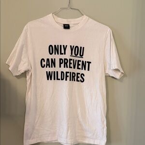 Filson NWOT White Wildfire Awareness Tee